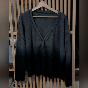 Hot Topic Grey Ombre Cardigan